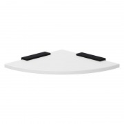 Corner shelf Black Nautic