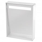 Reclinable mirror with...