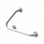 Angled grab bar 45° left...