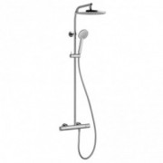 Thermostatic shower column